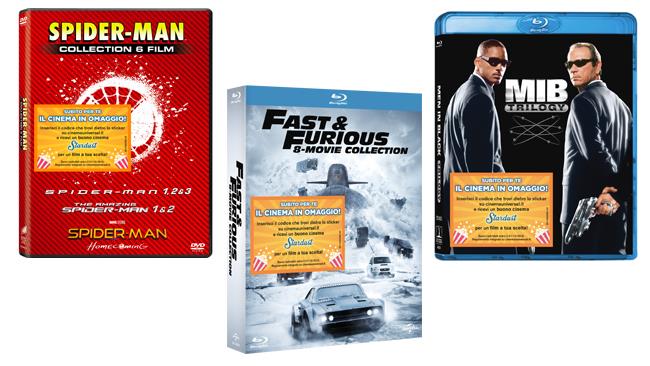 Spider-man, Men in Black e Fast & Furious: boxset speciali in uscita con Universal Pictures Universal Pictures boxset Home Video