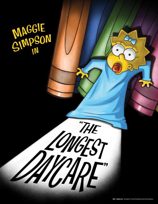 The Longest Daycare Poster Maggie Simpson è protagonista di The Longest Daycare, un corto di 4 minuti