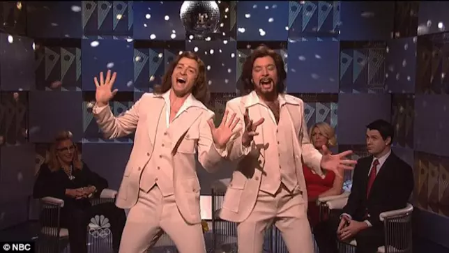Jimmy Fallon al Saturday Night Live Jimmy Fallon alias barry Gibb al Saturday Night Live