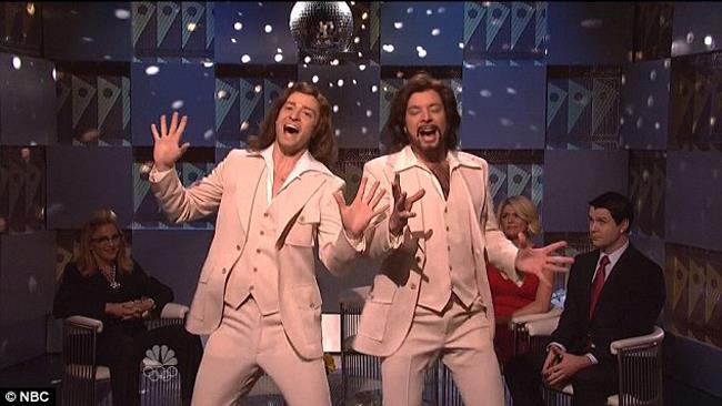 Jimmy Fallon al Saturday Night Live Jimmy Fallon alias barry Gibb al Saturday Night Live