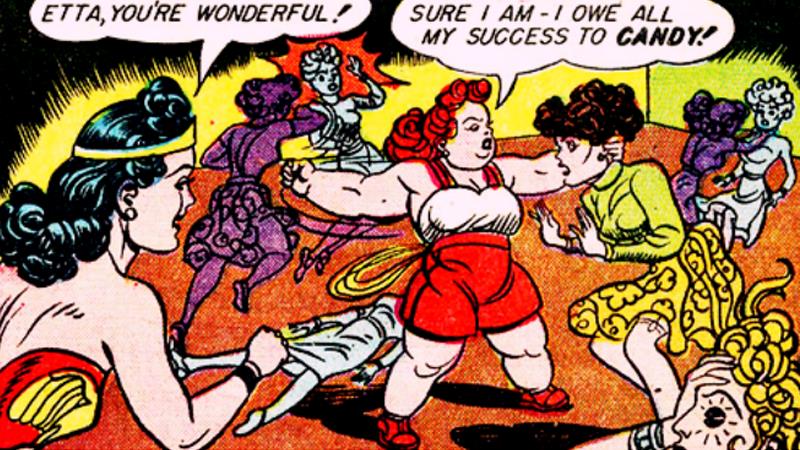 Wonder Woman ed Etta Candy Wonder Woman ed Etta Candy nel fumetto DC