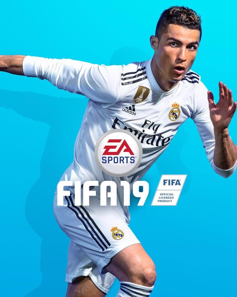 Cristiano Ronaldo sulla copertina di FIFA 19 FIFA 19 in uscita il 29 settembre 2018