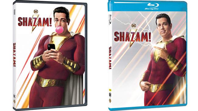 Shazam - il film in formato DVD e Blu-ray Shazam - il film con Zachary Levi in formato DVD e Blu-ray