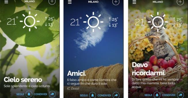 Le migliori applicazioni, gratuite e a pagamento, per il meteo disponibili per Android e iOS Immagine promozionale di Meteo.it