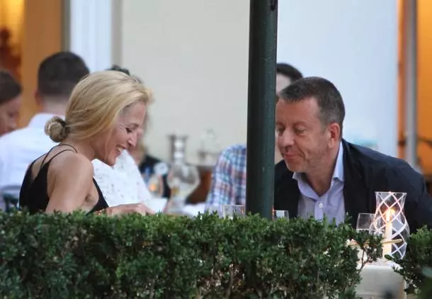 Gillian Anderson a Portofino L'attrice a Portofino