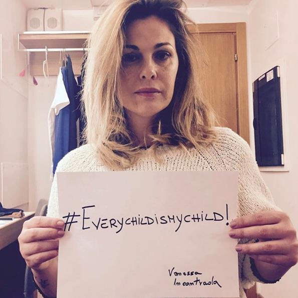 La campagna #EveryChildIsMyChild contro l'orrore in Siria Il contributo di Alessia Marcuzzi per #EveryChildIsMyChild