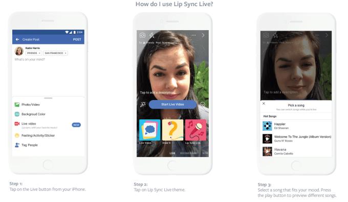 La funzione Lip-Sync Live di Facebook Tutorial sull'utilizzo di Lip-SyNc Live di Facebook