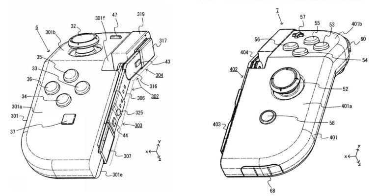 Nintendo deposita un nuovo brevetto per dei Joy-Con pieghevoli I Joy-Con pieghevoli secondo un brevetto di Nintendo