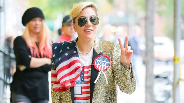 Lady Gaga Lady Gaga prima del voto