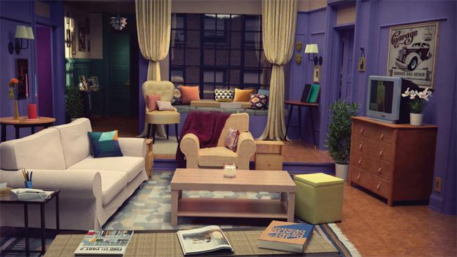 IKEA ricrea con i suoi mobili i salotti delle serie TV più amate Salotto di Friends IKEA