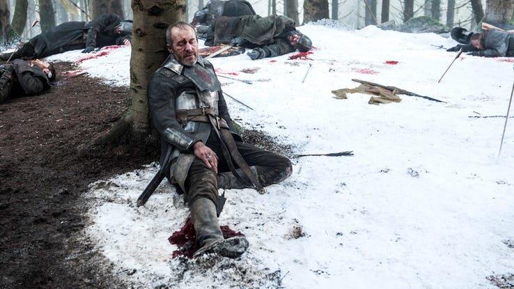 Stannis in un'immagine da Game of Thrones Game of Thrones: un'immagine di Stannis