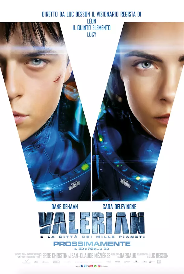 Valerian, il primo trailer dello sci-fi di Luc Besson Trailer del fil Valerian e la città dei Mille Pianeti