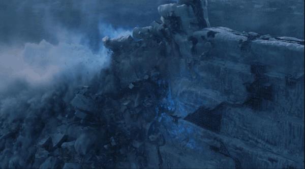 La Barriera si sgretola Viserion ha distrutto la Barriera