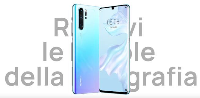 Huawei P30 Pro è ufficiale: riscriverà le regole della fotografia? Immagine promozionale di Huawei P30 Pro