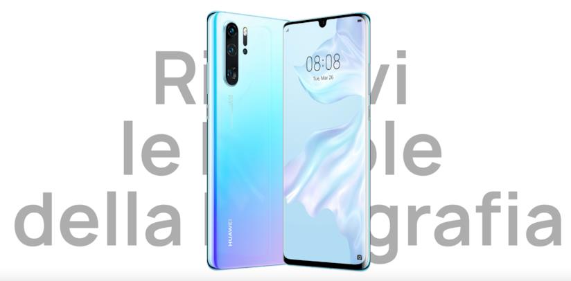 Huawei P30 Pro è ufficiale: riscriverà le regole della fotografia? Immagine promozionale di Huawei P30 Pro