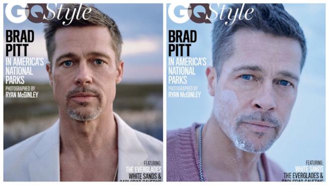 Brad Pitt dice la sua sul divorzio da Angelina Jolie La copertina realizzata da GQ con Brad Pitt