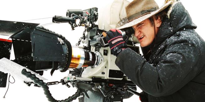 Quentin Tartantino lavora al suo nuovo progetto dal titolo provvisorio #9 Tarantino sul set di The Hateful Eight