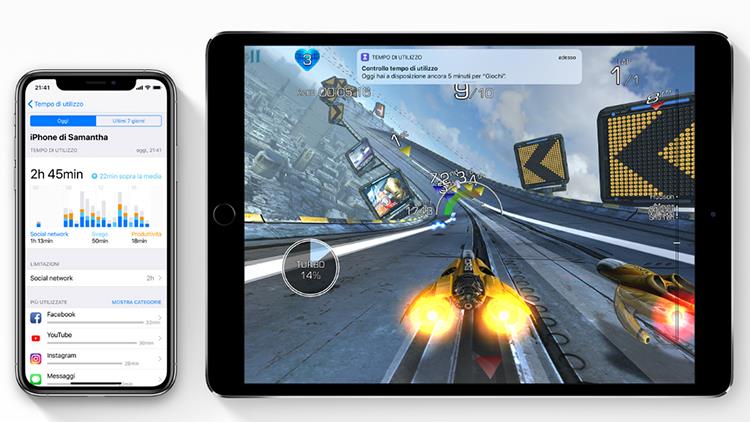 Tempo di utilizzo Tempo di utilizzo iOS 12