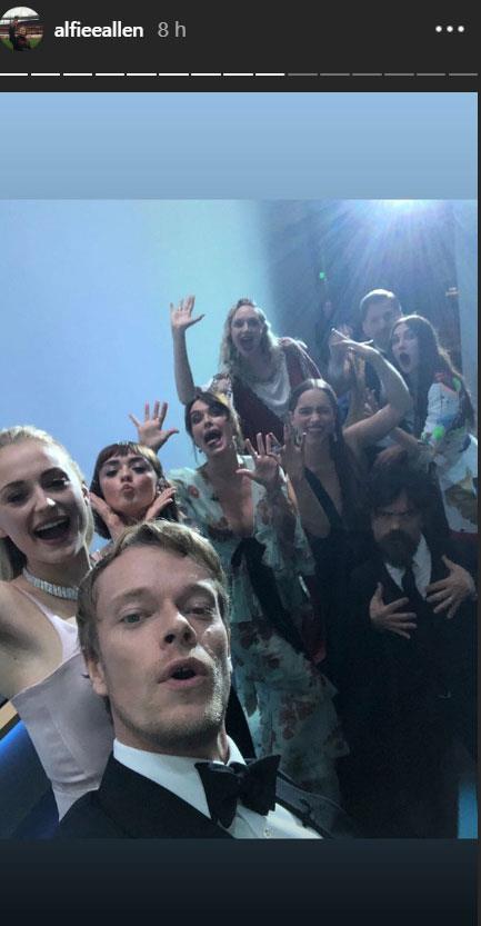 Reunion GoT Alfie Allen: reunion GoT