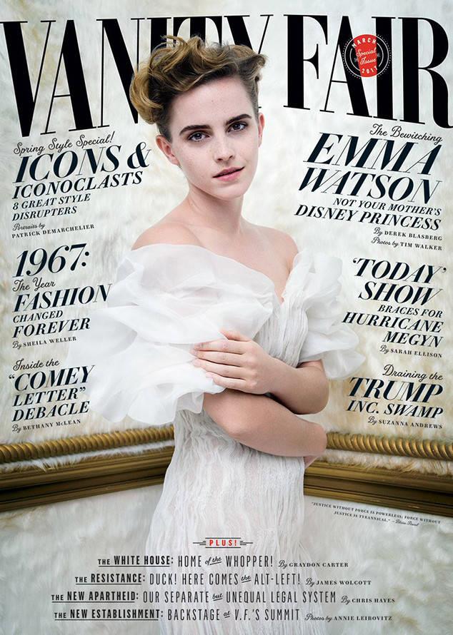 Emma Watson su Vanity Fair Emma Watson sulla copertina di Vanity Fair