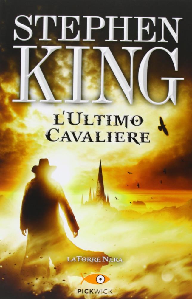 La torre nera Il primo volume di La Torre Nera, con il pistolero di spalle e un falco nel cielo