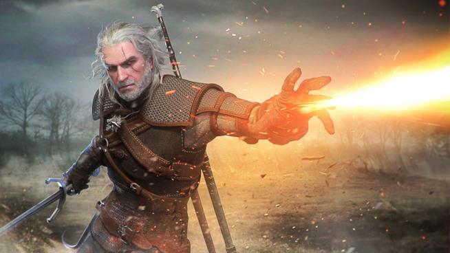 The Witcher, la nascita della saga videoludica raccontata da un documentario Geralt di Rivia in azione