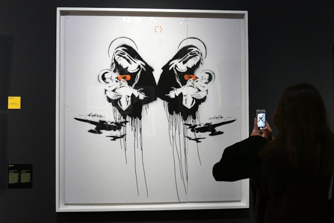 Banksy: è una fake news la scoperta delle opere in Sardegna Opera di Banksy