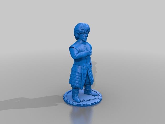 Tyrion Lannister: ecco la statua realizzata con una stampante 3D Il modello 3D da stampare di Tyrion