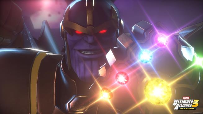 Marvel La Grande Alleanza 3: ecco quando uscirà su Nintendo Switch Thanos in Marvel La Grande Alleanza 3: L'Ordine Nero