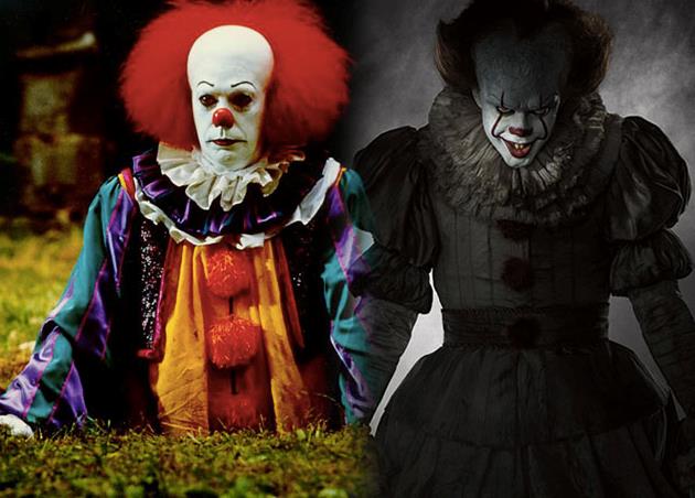 IT 2017 Confronto tra i clown di IT 1990 e IT 2017