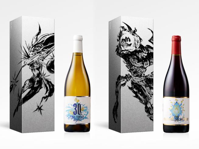 Final Fantasy, Square Enix festeggia i 30 anni della serie con due bottiglie di vino Le due bottiglie di vino per il 30esimo anniversario di Final Fantasy