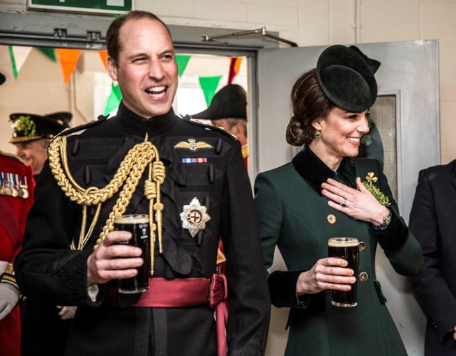 William e Kate festeggiano San Patrizio I festeggiamenti per San Patrizio di Kate Middleton e il Principe William