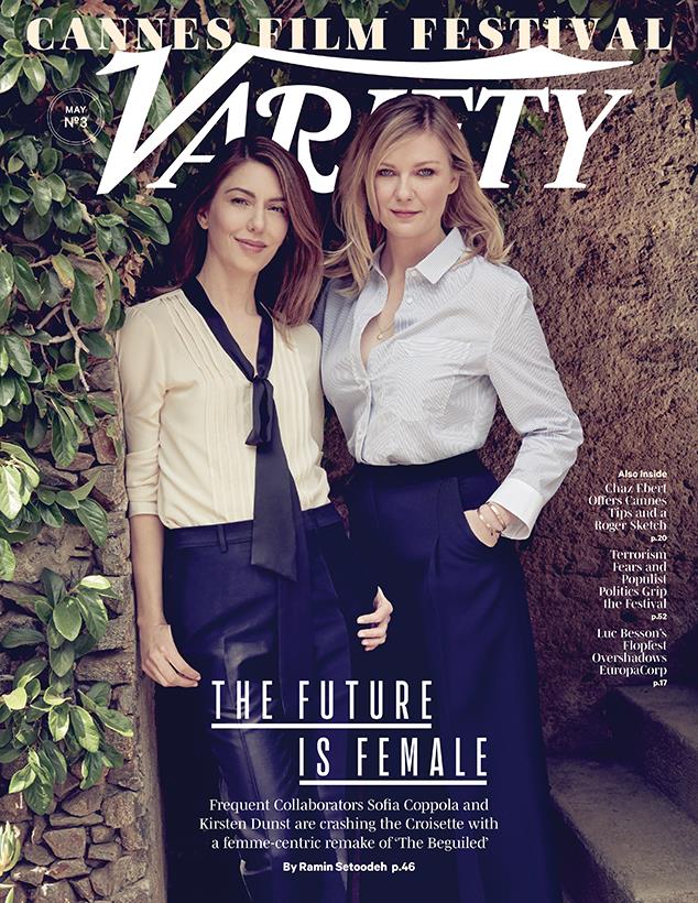 Copertina di Variety con Kirsten Dunst Kirsten Dunst e Sofia Coppola in copertina su Variety