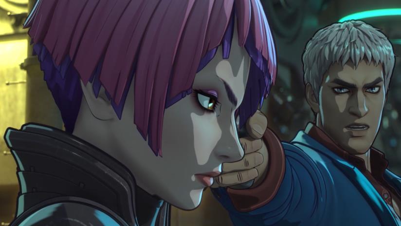 Altered Carbon: Resleeved, ecco il trailer del film d'animazione Due personaggi di Altered Carbon: Resleeved