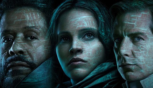 Un video raccoglie 46 scene escluse dal film Poster di Rogue One con Jyn, Saw e il Comandante Krennick