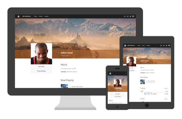 Sony lancia My PlayStation: una nuova versione browser del vostro profilo PSN L'interfaccia più snella di My PlayStation