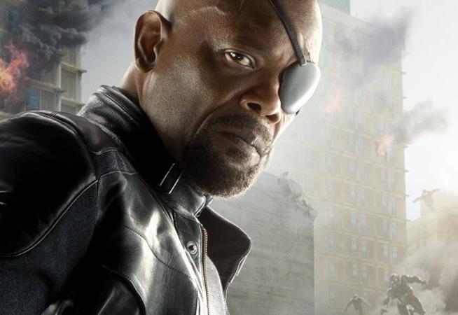 Captain Marvel: Samuel L. Jackson rivela un potere segreto dell'eroina? Character poster di Avengers: Age of Ultron dedicato a Nick Fury