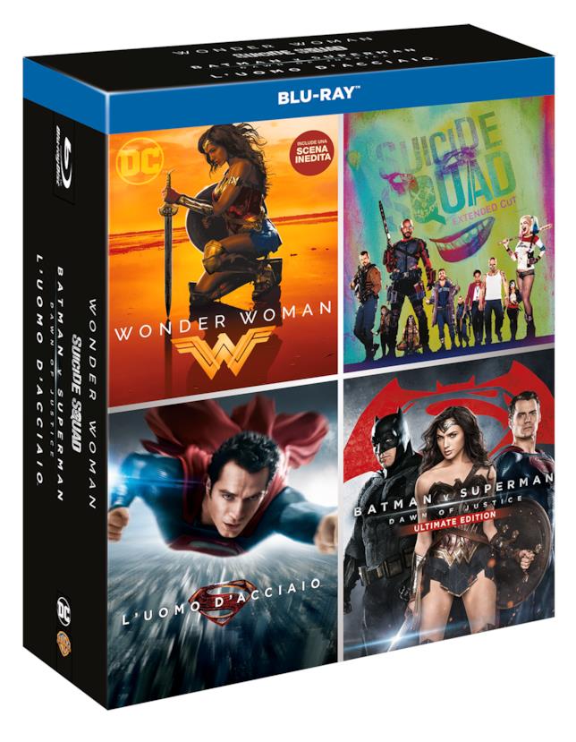 DC 4 Movies Boxset Il cofanetto DC 4 Movies Boxset