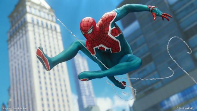 Mysterio proviene da Terra-833, la stessa di Spider-UK: lo vedremo in Far From Home? Immagine promozionale del costume di Spider-UK in Marvel's Spider-Man per PS4