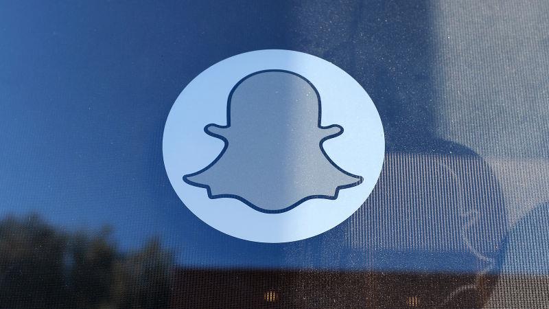 Logo Snapchat Logo di Snapchat color blu per i documentari True Crime/Uncovered