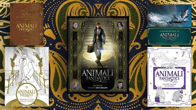 Cinque libri per scoprire la magia di Animali Fantastici e Dove Trovarli I cinque volumi dedicati ad Animali Fantastici e Dove Trovarli