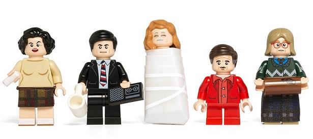 Citizen Brick ha creato un set di mini-figures ispirate a Twin Peaks Le mini-figures LEGO di Twin Peaks