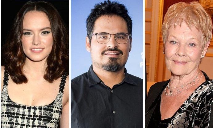 Daisy Ridley, Michael Peña e Judi Dench Gli attori Daisy Ridley, Michael Peña e Judi Dench