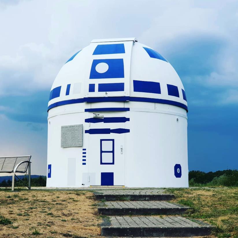 L'osservatorio scientifico diventa un gigantesco R2-D2 L'R2-D2 più grande della Germania