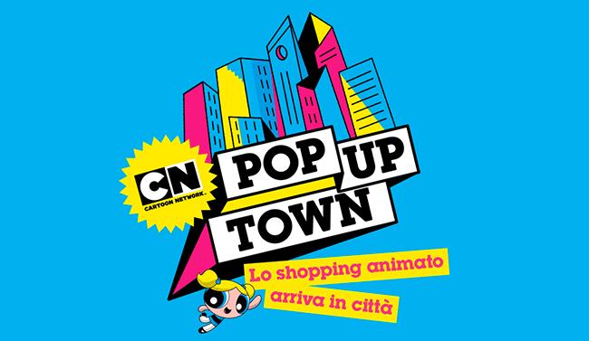Cartoon Network, 20 anni Logo del pop up town di CN