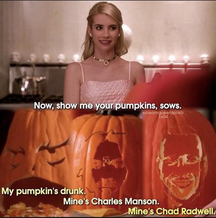 Chanel Oberlin ad Halloween Chanel e le sue amiche intagliano zucche per Halloween