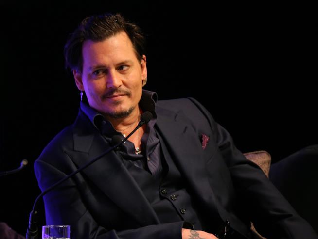 Johnny Depp in uno scatto durante il 31° Santa Barbara International Film Festival Johnny Depp al Santa Barbara International Film Festival
