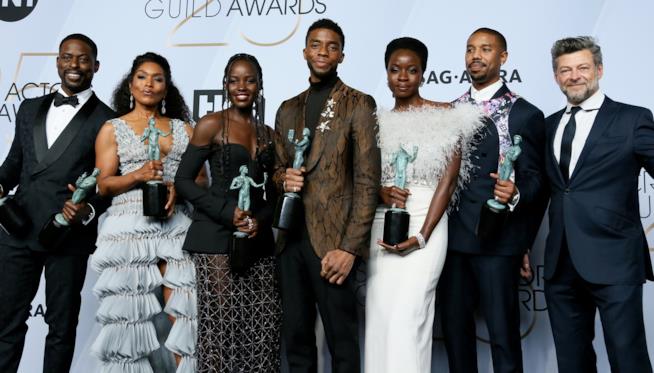 Black Panther trionfa ai SAG Awards 2019: ecco l'elenco dei vincitori Il cast di Black Panther