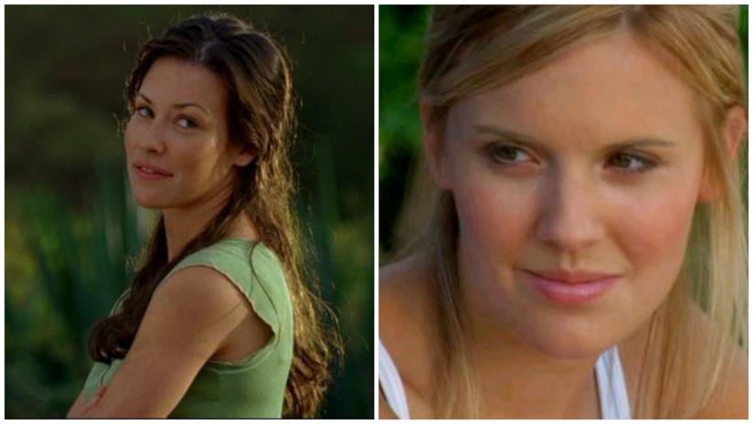 Maggie Grace contro Evangeline Lilly sul Coronavirus Primi piani di Evangeline Lilly e Maggie Grace in Lost