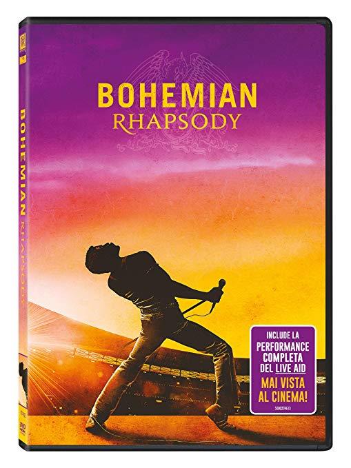 DVD Bohemian Rhapsody Copertina DVD Bohemian Rhapsody
